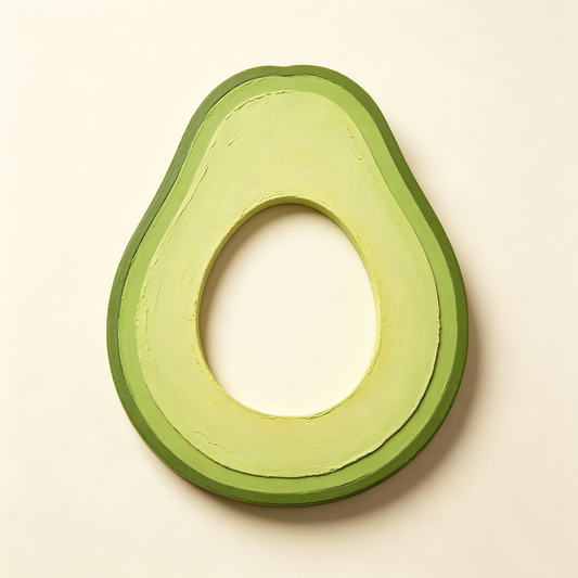 Avocado Slice Novelty Shaped Photo Frame