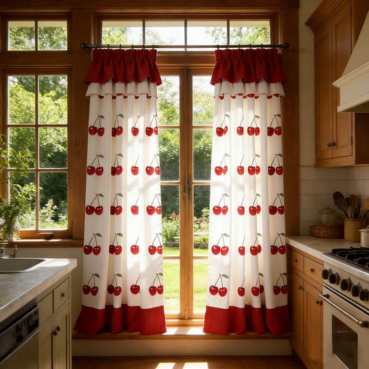 Cherry Fruit Curtain