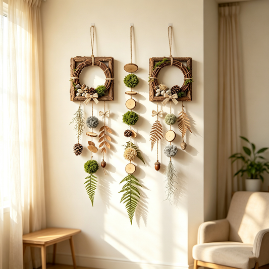 Forest Natural Twig Wall Hanging