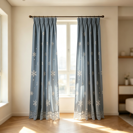 Snowflake Lace Curtain