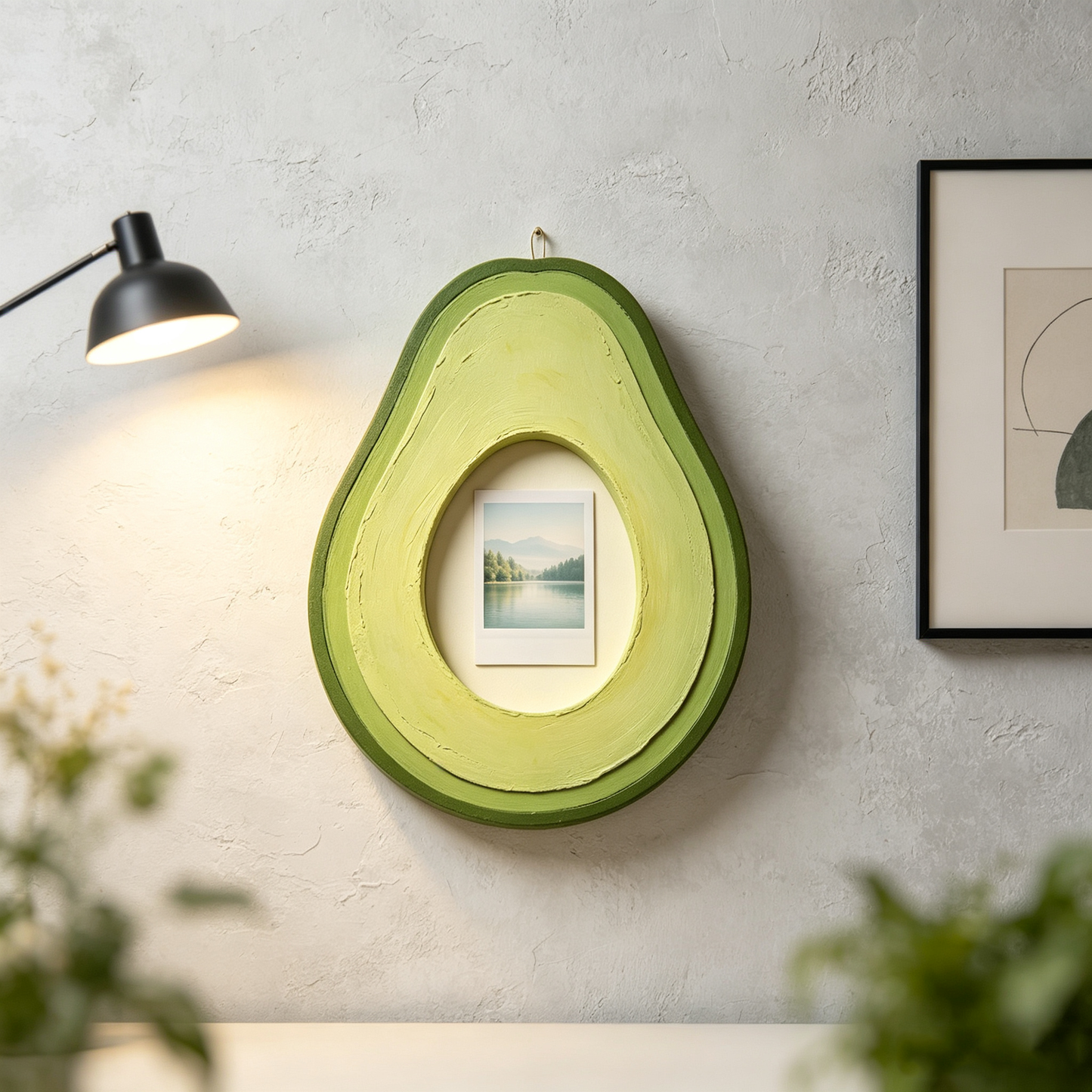 Avocado Slice Novelty Shaped Photo Frame