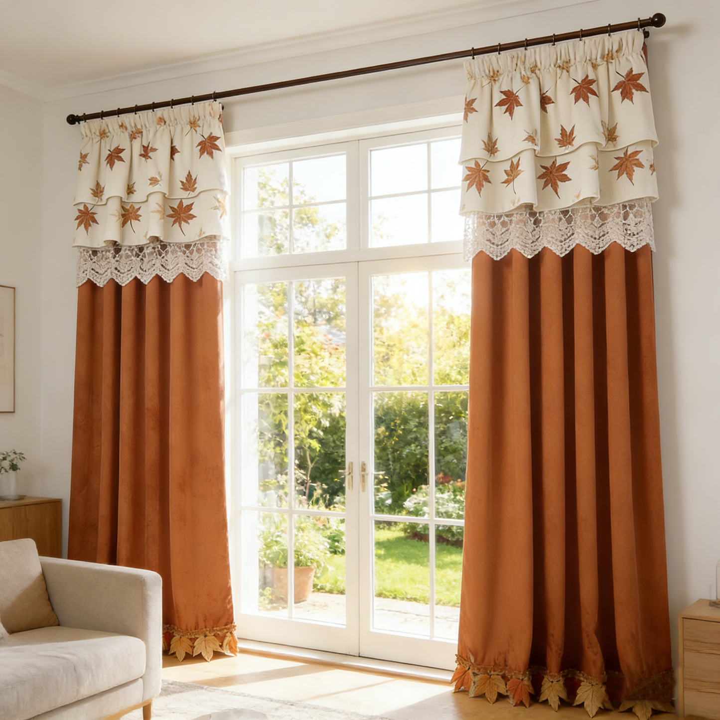 Maple Autumn Curtain