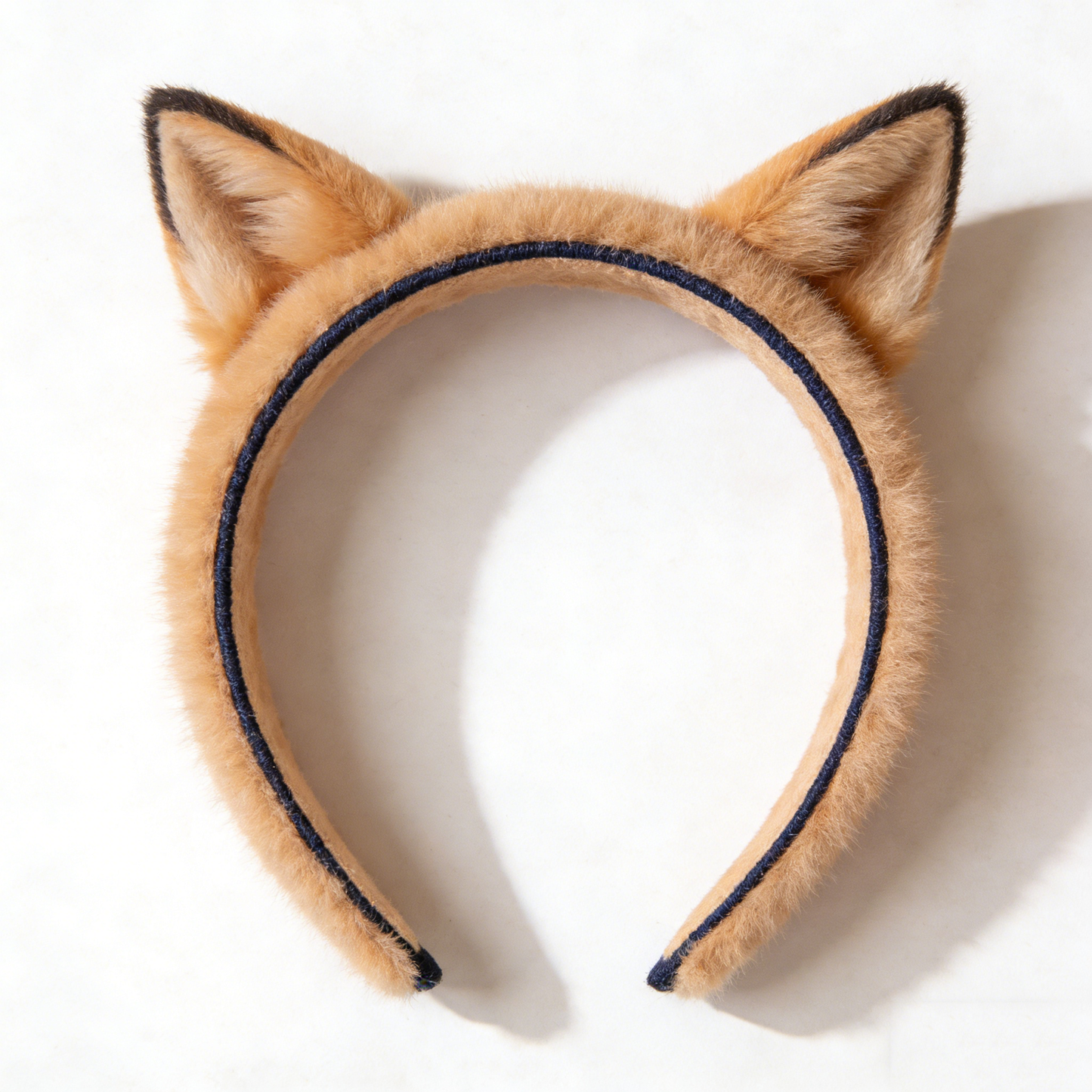 Tan Fox Ear Fur Headband