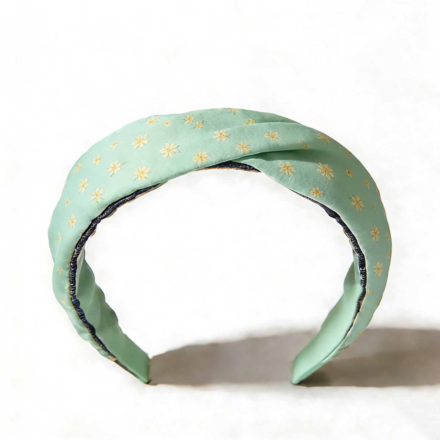Mint Daisy Twist Headband